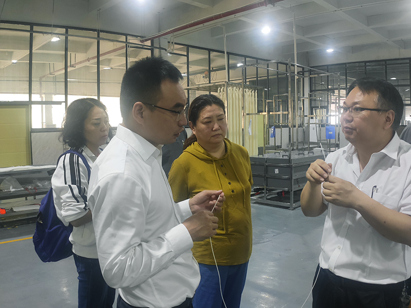 江西省芦溪县领导来公司考察